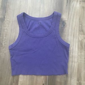 PacCares Purple Cropped Tank Size XS